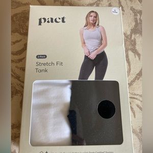 2-pack stretch fit tanks nib